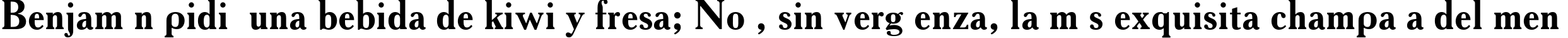 Пример написания шрифтом AcademyC Bold текста на испанском Пример написания шрифтом AcademyC Bold текста на испанском