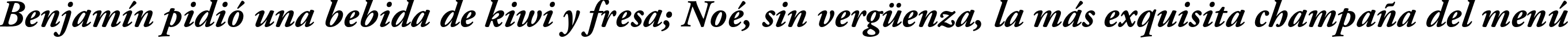 Пример написания шрифтом Adobe Garamond Pro Bold Italic текста на испанском Пример написания шрифтом Adobe Garamond Pro Bold Italic текста на испанском