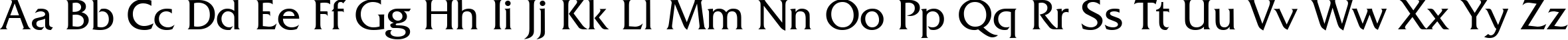 Пример написания английского алфавита шрифтом AGFriquer Roman Пример написания английского алфавита шрифтом AGFriquer Roman