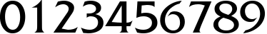 Пример написания цифр шрифтом AGFriquer Roman Пример написания цифр шрифтом AGFriquer Roman
