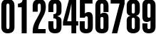 Пример написания цифр шрифтом AGLettericaUltraCompressed Roman Пример написания цифр шрифтом AGLettericaUltraCompressed Roman