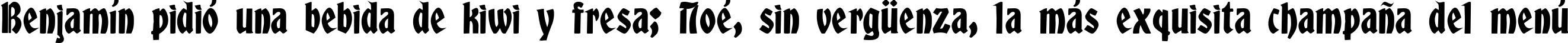 Пример написания шрифтом Albert Text Bold текста на испанском