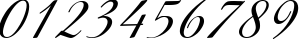 Пример написания цифр шрифтом Amaze Italic Пример написания цифр шрифтом Amaze Italic