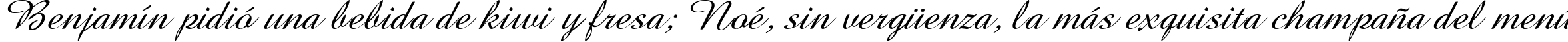 Пример написания шрифтом Amaze Italic текста на испанском Пример написания шрифтом Amaze Italic текста на испанском