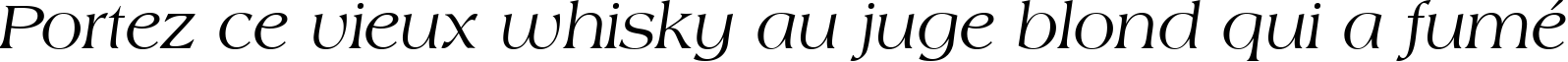 Пример написания шрифтом Americana Italic BT текста на французском Пример написания шрифтом Americana Italic BT текста на французском