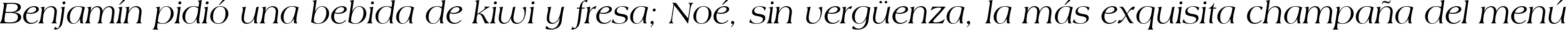 Пример написания шрифтом Americana Italic BT текста на испанском Пример написания шрифтом Americana Italic BT текста на испанском