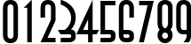 Пример написания цифр шрифтом AnnaCTT Пример написания цифр шрифтом AnnaCTT
