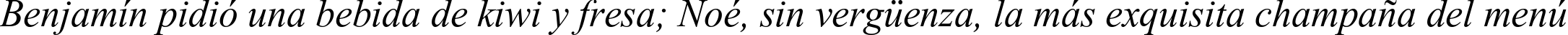Пример написания шрифтом Aparajita Italic текста на испанском Пример написания шрифтом Aparajita Italic текста на испанском