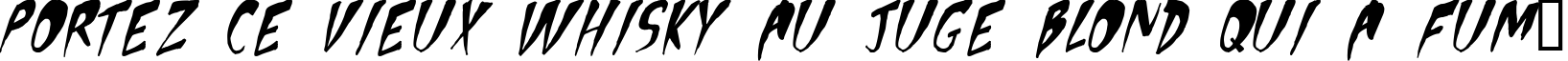 Пример написания шрифтом Apocalypse 1 текста на французском Пример написания шрифтом Apocalypse 1 текста на французском