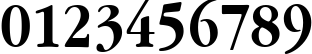 Пример написания цифр шрифтом Apple Garamond Bold Пример написания цифр шрифтом Apple Garamond Bold