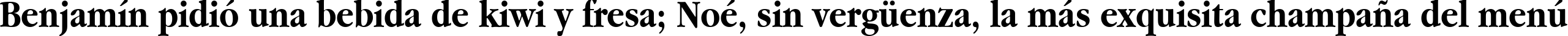 Пример написания шрифтом Apple Garamond Bold текста на испанском Пример написания шрифтом Apple Garamond Bold текста на испанском