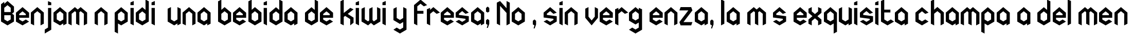 Пример написания шрифтом Arexa текста на испанском Пример написания шрифтом Arexa текста на испанском