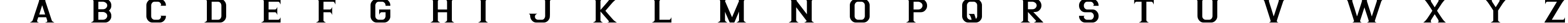 Пример написания английского алфавита шрифтом Argentina