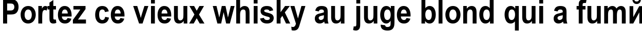 Пример написания шрифтом Ariac Bold текста на французском Пример написания шрифтом Ariac Bold текста на французском