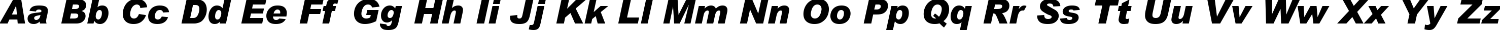 Пример написания английского алфавита шрифтом Arial Black Italic Пример написания английского алфавита шрифтом Arial Black Italic