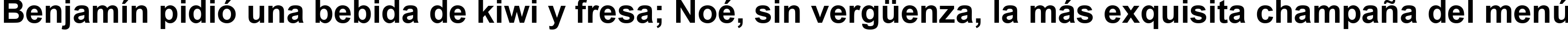 Пример написания шрифтом Arial Bold текста на испанском Пример написания шрифтом Arial Bold текста на испанском