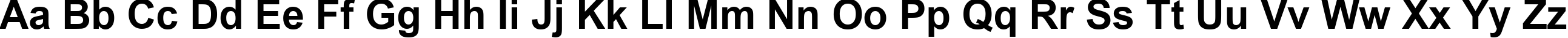 Пример написания английского алфавита шрифтом Arial CE Bold Пример написания английского алфавита шрифтом Arial CE Bold