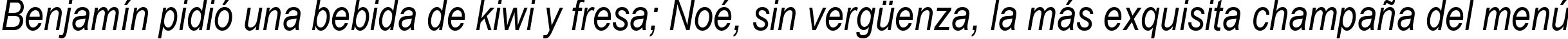 Пример написания шрифтом Arial Narrow Italic текста на испанском Пример написания шрифтом Arial Narrow Italic текста на испанском