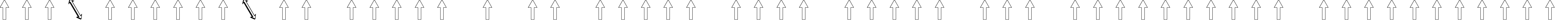 Пример написания шрифтом Arrows2 текста на украинском