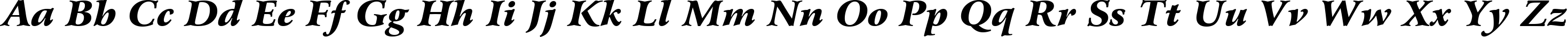 Пример написания английского алфавита шрифтом Bitstream Arrus Black Italic BT Пример написания английского алфавита шрифтом Bitstream Arrus Black Italic BT