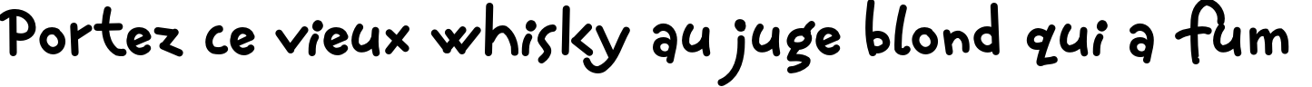 Пример написания шрифтом AuktyonZ Bold текста на французском Пример написания шрифтом AuktyonZ Bold текста на французском