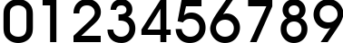 Пример написания цифр шрифтом Avant Garde Medium BT Пример написания цифр шрифтом Avant Garde Medium BT