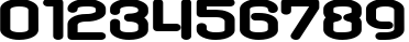 Пример написания цифр шрифтом Axaxax Пример написания цифр шрифтом Axaxax