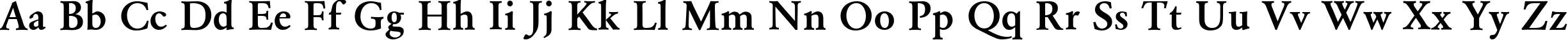 Пример написания английского алфавита шрифтом AZGaramondCTT-Bold Пример написания английского алфавита шрифтом AZGaramondCTT-Bold