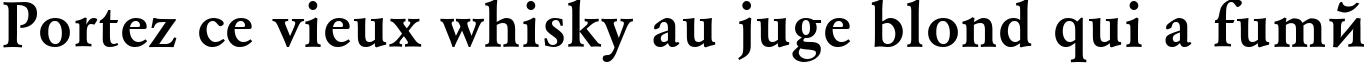 Пример написания шрифтом AZGaramondCTT-Bold текста на французском Пример написания шрифтом AZGaramondCTT-Bold текста на французском