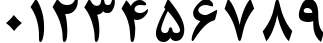 Пример написания цифр шрифтом B Nazanin Bold Пример написания цифр шрифтом B Nazanin Bold