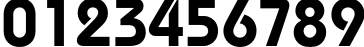 Пример написания цифр шрифтом BauhausC Light Bold Пример написания цифр шрифтом BauhausC Light Bold