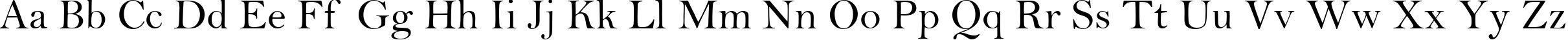 Пример написания английского алфавита шрифтом Bell MT Пример написания английского алфавита шрифтом Bell MT