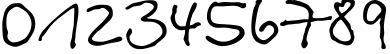 Пример написания цифр шрифтом BetinaScriptC Пример написания цифр шрифтом BetinaScriptC