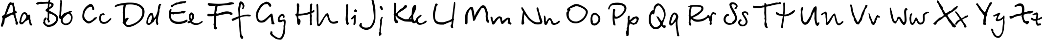 Пример написания английского алфавита шрифтом BetinaScriptCTT Пример написания английского алфавита шрифтом BetinaScriptCTT