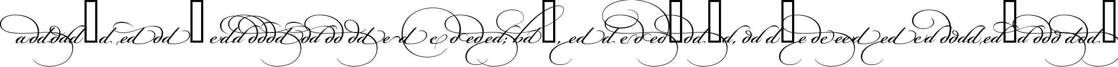 Пример написания шрифтом Bickham Script Alt One текста на испанском