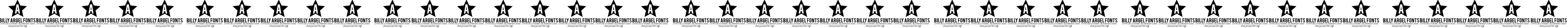 Пример написания шрифтом BILLY ARGEL FONT текста на белорусском