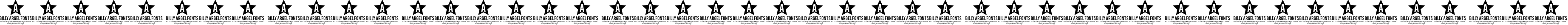 Пример написания шрифтом BILLY ARGEL FONT текста на русском