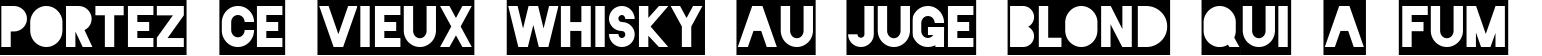 Пример написания шрифтом Blackout 2 AM текста на французском