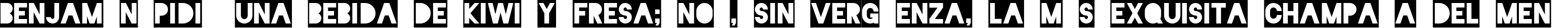Пример написания шрифтом Blackout 2 AM текста на испанском