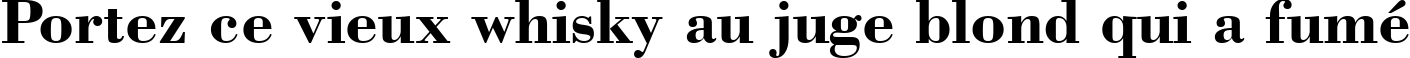 Пример написания шрифтом Bodoni Bold BT текста на французском Пример написания шрифтом Bodoni Bold BT текста на французском