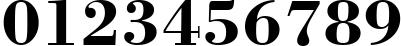 Пример написания цифр шрифтом Bodoni Bold BT Пример написания цифр шрифтом Bodoni Bold BT