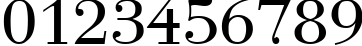 Пример написания цифр шрифтом Bodoni Roman Пример написания цифр шрифтом Bodoni Roman