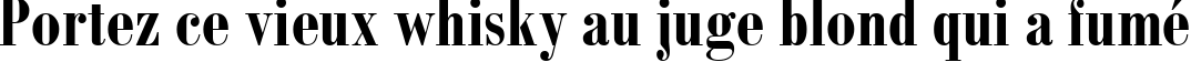 Пример написания шрифтом Bodoni MT Condensed Bold текста на французском Пример написания шрифтом Bodoni MT Condensed Bold текста на французском
