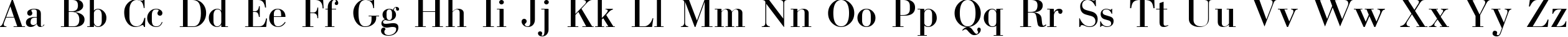 Пример написания английского алфавита шрифтом BodoniCTT Пример написания английского алфавита шрифтом BodoniCTT