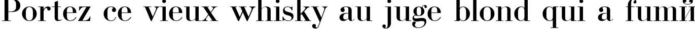 Пример написания шрифтом BodoniCTT текста на французском Пример написания шрифтом BodoniCTT текста на французском