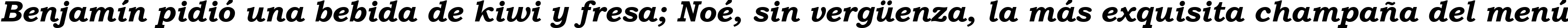Пример написания шрифтом Bookman Old Style Bold Italic текста на испанском Пример написания шрифтом Bookman Old Style Bold Italic текста на испанском