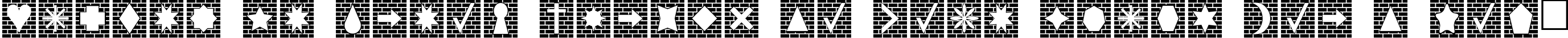 Пример написания шрифтом Bricks n Things текста на французском