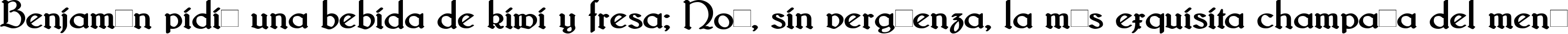 Пример написания шрифтом Bridgnorth Bold текста на испанском Пример написания шрифтом Bridgnorth Bold текста на испанском