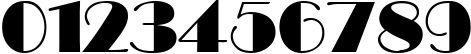 Пример написания цифр шрифтом Broadway Cyrillic Пример написания цифр шрифтом Broadway Cyrillic