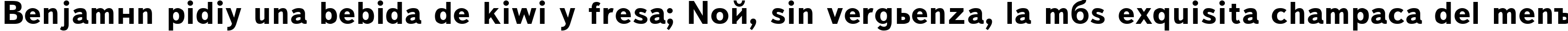Пример написания шрифтом Bukvarnaya Bold:001.001 текста на испанском Пример написания шрифтом Bukvarnaya Bold:001.001 текста на испанском